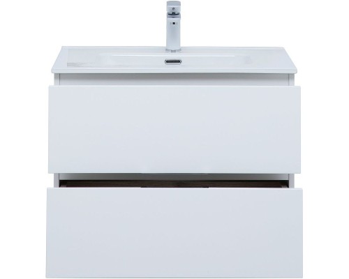 Тумба под раковину Aquanet Алвита New 70 303909 подвесная Белая матовая