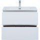 Тумба под раковину Aquanet Алвита New 70 303909 подвесная Белая матовая