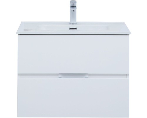 Тумба под раковину Aquanet Алвита New 70 303909 подвесная Белая матовая