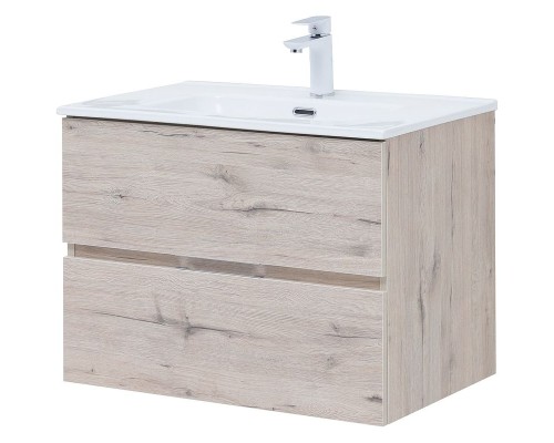 Тумба под раковину Aquanet Алвита New 70 303910 подвесная Дуб веллингтон белый