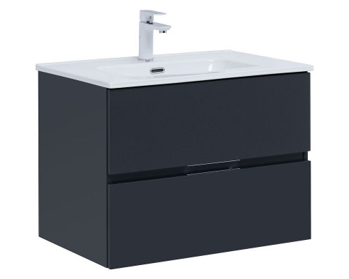 Тумба под раковину Aquanet Алвита New 70 303908 подвесная Антрацит