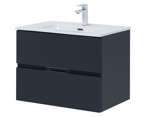 Тумба под раковину Aquanet Алвита New 70 303908 подвесная Антрацит