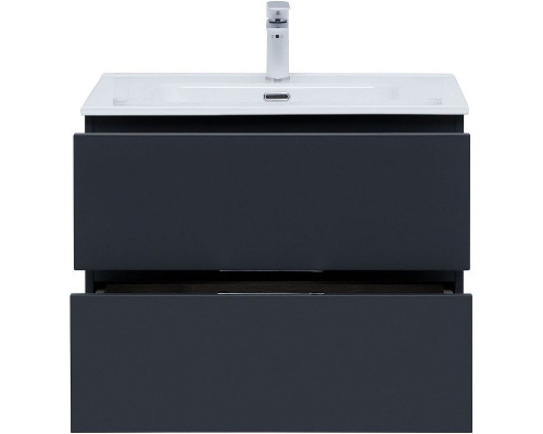 Тумба под раковину Aquanet Алвита New 70 303908 подвесная Антрацит