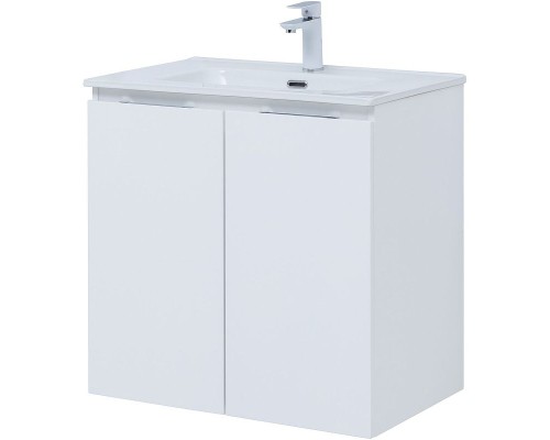 Тумба под раковину Aquanet Алвита New 70 303905 подвесная Белая матовая