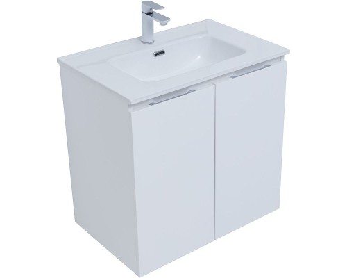 Тумба под раковину Aquanet Алвита New 70 303905 подвесная Белая матовая
