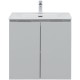 Тумба под раковину Aquanet Алвита New 70 303903 подвесная Серая матовая