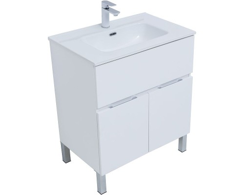 Тумба под раковину Aquanet Алвита New 70 303901 Белая матовая