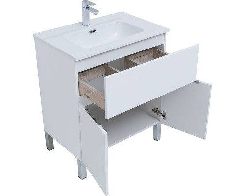 Тумба под раковину Aquanet Алвита New 70 303901 Белая матовая