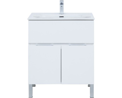 Тумба под раковину Aquanet Алвита New 70 303901 Белая матовая