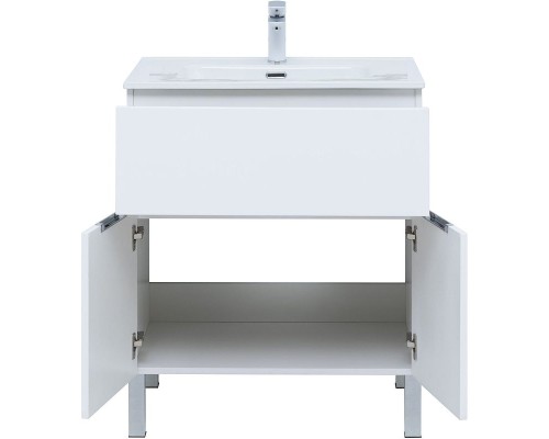 Тумба под раковину Aquanet Алвита New 70 303901 Белая матовая