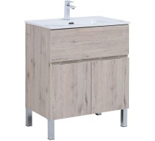 Тумба под раковину Aquanet Алвита New 70 303902 Дуб веллингтон белый