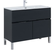 Тумба под раковину Aquanet Алвита New 100 277555 Антрацит