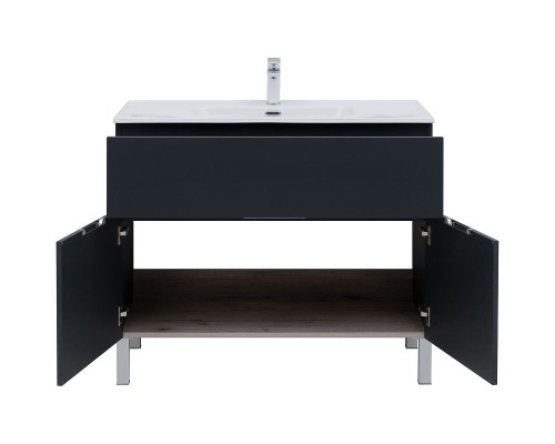 Тумба под раковину Aquanet Алвита New 100 277555 Антрацит