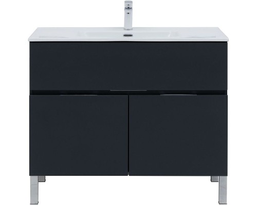 Тумба под раковину Aquanet Алвита New 100 277555 Антрацит