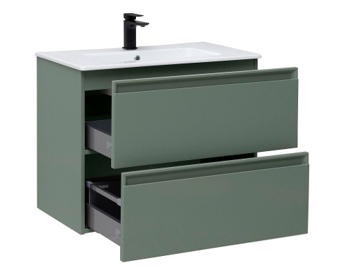 Тумба под раковину Allen Brau Eclipse 80 1.E1002.CGM подвесная Олива матовый