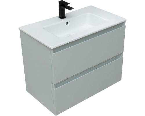 Тумба под раковину Allen Brau Eclipse 80 1.E1002.PWM подвесная Папирус матовый