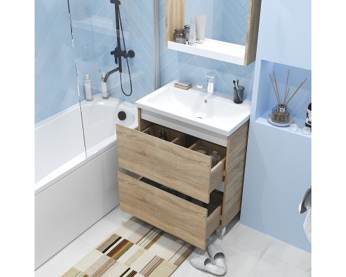 Тумба под раковину 1MarKa New Aris 60Н Ц0000019918 Дуб Сонома
