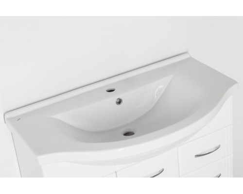 Тумба под раковину Style Line Эко Стандарт 26 Эльбрус 90 Белый глянец