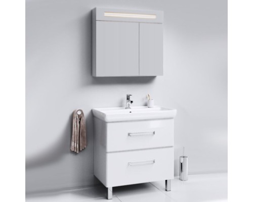 Тумба под раковину Aqwella Нео 80 NEO0108 Белая