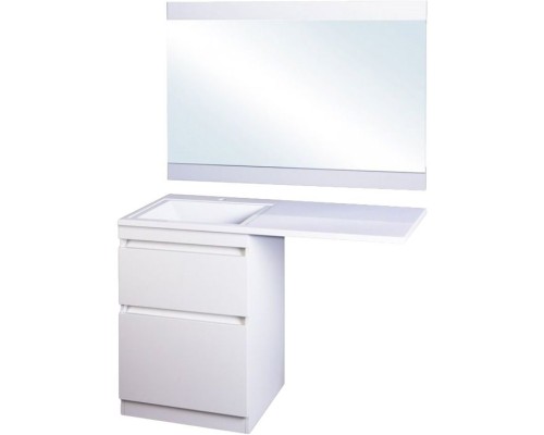 Тумба под раковину Style Line Даллас 110 Люкс Plus Белая