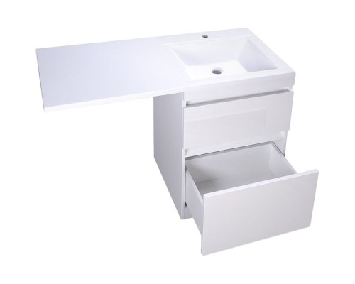 Тумба под раковину Style Line Даллас 110 Люкс Plus Белая