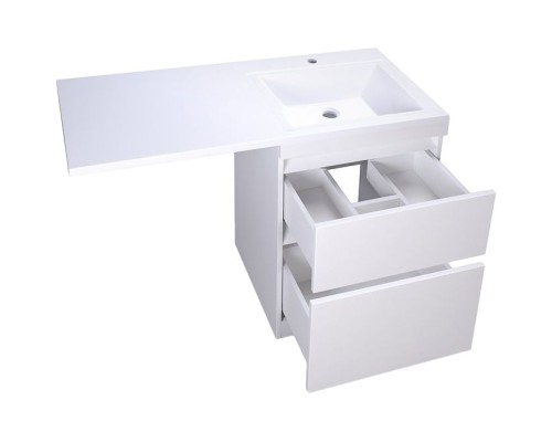 Тумба под раковину Style Line Даллас 110 Люкс Plus Белая