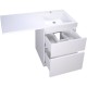 Тумба под раковину Style Line Даллас 110 Люкс Plus Белая