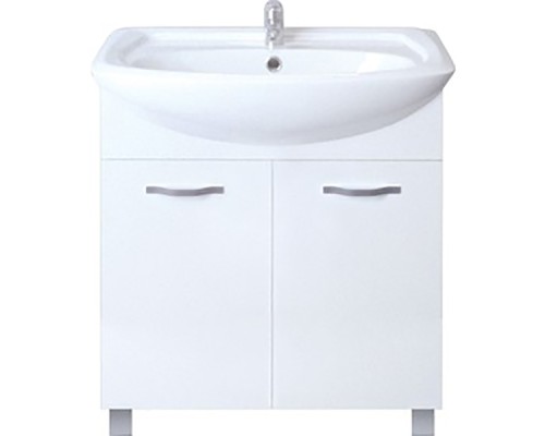 Тумба под раковину 1MarKa Вита 65Н Белая глянцевая