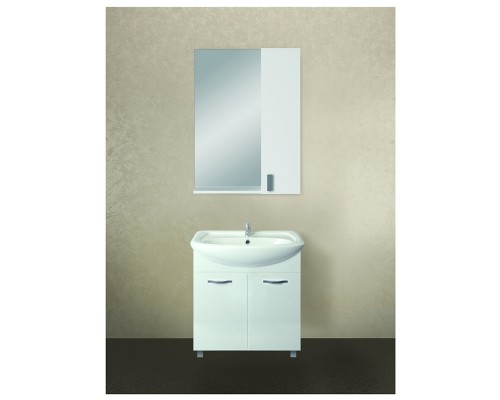 Тумба под раковину 1MarKa Вита 65Н Белая глянцевая