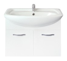 Тумба под раковину 1MarKa Вита 65П Белая глянцевая
