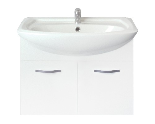 Тумба под раковину 1MarKa Вита 65П Белая глянцевая
