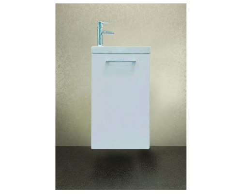 Тумба под раковину 1MarKa Ноктюрн 40П Белый глянец