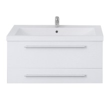 Тумба под раковину 1MarKa Соната 58П 2 ящика Белая