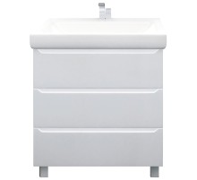 Тумба под раковину 1MarKa Кода 80Н Белая глянцевая