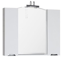 Зеркало со шкафом Aquanet Асти 105 178242 Белое