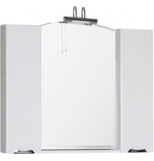 Зеркало со шкафом Aquanet Асти 105 178242 Белое