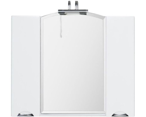 Зеркало со шкафом Aquanet Асти 105 178242 Белое