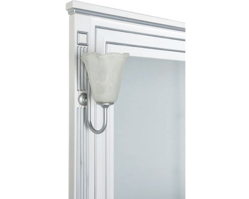 Зеркало Aquanet Паола 120 181768 Белое серебро