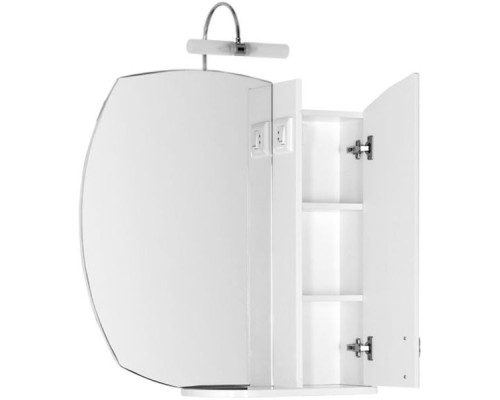 Зеркало со шкафом Aquanet Моника 75 R 186774 Белое