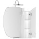 Зеркало со шкафом Aquanet Моника 75 R 186774 Белое