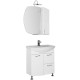 Зеркало со шкафом Aquanet Моника 75 R 186774 Белое