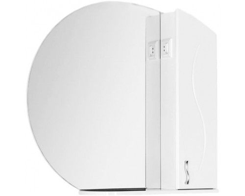 Зеркало со шкафом Aquanet Моника 85 186775 R Белое