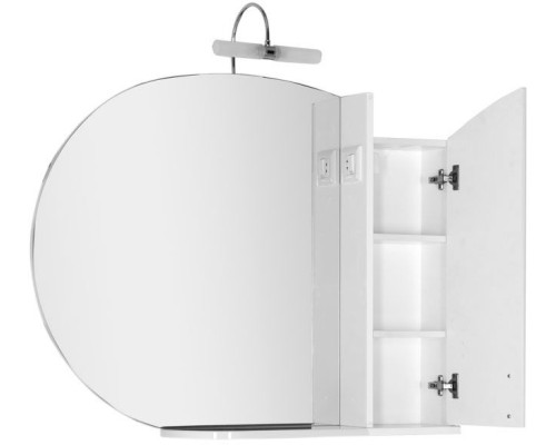 Зеркало со шкафом Aquanet Моника 105 186776 R Белое 186776