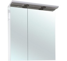Зеркальный шкаф Bellezza Анкона 70 с подсветкой Белый