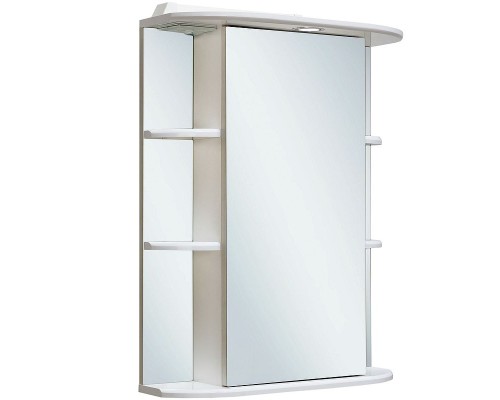 Зеркальный шкаф Runo Гиро 55 R 00000000020 с подсветкой Белый