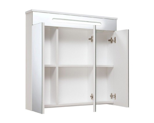 Зеркальный шкаф Runo Парма 75 00000001148 с подсветкой Белый