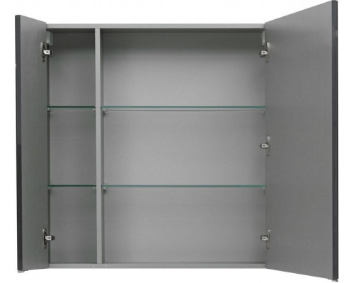 Зеркальный шкаф Aquanet Алвита 80 240109 Серый антрацит