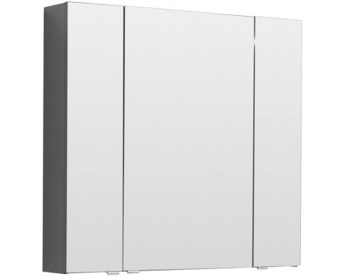 Зеркальный шкаф Aquanet Алвита 90 240110 Серый антрацит