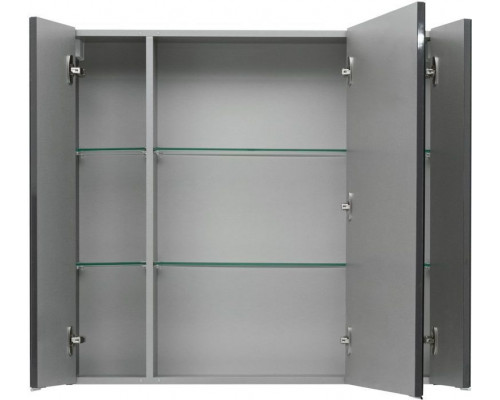 Зеркальный шкаф Aquanet Алвита 90 240110 Серый антрацит