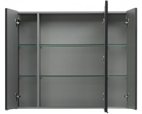 Зеркальный шкаф Aquanet Алвита 100 240113 Серый антрацит